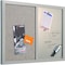 Mastervision Combination Board, Fabric/Magnetic/Dry-Erase, 24"x18", GY BVCMX04331608 - alternate 10