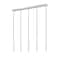 Z-Lite Forest 5 Light Linear Chandelier, Brushed Nickel, 42 In W 919MP12-5L-BN-LED - alternate 6