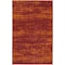 Homeroots 2' X 4' Red And Orange Abstract Indoor Outdoor Area Rug 545978 - alternate 9
