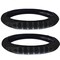 Mytee Products 2PK 18in Steering Wheel Cover Black Compatible w/ All Heavy-duty Trucks, 2PK STRWCVR18-001x2 - alternate 6