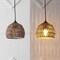 Jonathan Y Campana 8.25" 1-Light Bohemian Modern Woven Rope/Iron LED Pendant, Brown JYL6512E - alternate 11