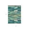 Homeroots 8' X 10' Emerald And Lime Green Abstract Washable Indoor Outdoor Area Rug 612500 - alternate 8