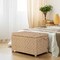 Happimess Jacob 31.5in Hand-Woven Wicker Storage Trunk, Yellow HPM9003F - alternate 1