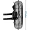Edendirect 20 in. 3 Speed Black Floor Fan for Living Room, 2 Pack ZR-HIFANXFLOOR20X2 - alternate 6