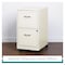 Space Solutions 14.25 in W 2 Drawer Mobile Vertical File Cabinet, Pearl White 19156 - alternate 19