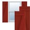 Ekena Millwork True Fit PVC Three Board Joined Board-n-Batten Shutters w/Z-Bar, Fire Red , 16 1/8W x 32H, PR TFP102BBF16X032BR - alternate 1