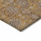 Homeroots 3' X 5' Copper Beige And Taupe Floral Washable Indoor Outdoor Area Rug 582266 - alternate 8