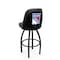 Holland Bar Stool Co Logo Grizzly New York Rangers 30 in. Swivel Bar Stool with Black Wrinkle Finish L048 - alternate 1