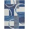 Homeroots 10' X 14' Blue And Ivory Geometric Washable Indoor Outdoor Area Rug 612574 - alternate 8