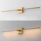Jonathan Y McKenna 32" Modern Minimalist Dimmable Integrated LED Metal Wall Sconce, Brass Gold JYL7040B - alternate 13