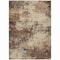 Homeroots 5' X 8' Brown And Beige Abstract Washable Indoor Outdoor Area Rug 630616 - alternate 8