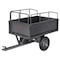 Vevor Steel Dump Cart 17 Cu. Ft 600LB for ATV/UTV Trailer Tow Behind Heavy Duty BTC002E - alternate 1