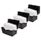 Innovative Storage Designs Black Index Card Holder, 5" x 8", 3PK 45003 - alternate 1