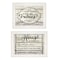 Homeroots Set Of Two Family Values 1 White Framed Print Wall Art, 2PK 406146 - alternate 1