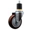 Service Caster 4'' SS Maroon Poly Wheel Swivel 1-7/8'' Expanding Stem Caster SCC-SSEX20S414-PPUB-MRN-178 - alternate 1