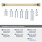 Amerock Revitalize 12 inch 305mm Center-to-Center Champagne Bronze Appliance Pull BP55349CZ - alternate 5