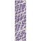 Homeroots 8' Runner Purple and White Abstract Washable Non Skid Indoor Outdoor Runner Rug 559308 - alternate 9
