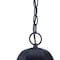 Homeroots XL Antique Bronze Geometric Glass Hanging Light 397991 - alternate 5