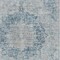 Homeroots 5' X 8' Blue Floral Medallion Washable Indoor Outdoor Area Rug 607897 - alternate 9