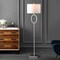 Jonathan Y April 61" Metal Modern Contemporary LED Floor Lamp, Nickel JYL1089C - alternate 7