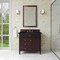 James Martin Vanities Brittany 36" Single Vanity, Burnished Mahogany, w/ 3 CM Phantome Eclos Top 650-V36-BNM-3PHT - alternate 5