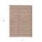 Homeroots 3' X 5' Brown And Beige Geometric Washable Indoor Outdoor Area Rug 594413 - alternate 9