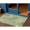 Homeroots 3' X 5' Green Blue And Gray Abstract Washable Indoor Outdoor Area Rug 597770 - alternate 1