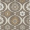 Homeroots 9' X 12' Brown Beige And Taupe Medallion Washable Indoor Outdoor Area Rug 589600 - alternate 9