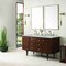James Martin Vanities Amberly 60'' D Vanity, Mid-Century Walnut w/ Victorian Sil Top w/FreePower Wireless Charger 670-V60D-WLT-FVSL - alternate 10