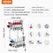 Vevor 4-Branch Radiant Heat Manifold 1/2 in PEX Tubing Floor Heating Manifold Set 7012-25-04-00-NPT - alternate 8