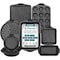 Bakken-Swiss BAKKEN 8Pc Nonstick Bakeware Set, Gray Marble, Carbon Steel, Silicone Handles, Oven and Freezer Safe BKBSGRYMAR88 - alternate 1