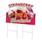 Signmission Strawberry Shortcake Die Cut Yard & Stake plastic coroplast window, 2436-Strawberry C-DC-2436-DS-Strawberry Shortcake19 - alternate 1