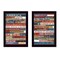 Homeroots Set Of Two America Proud Faux Wood Plank Black Framed Print Wall Art, 2PK 405738 - alternate 1