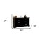Homeroots 60" Black Solid and Manufactured Wood Six Drawer Double Dresser 490455 - alternate 7