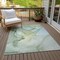 Homeroots 5' X 8' Green Abstract Washable Non Skid Indoor Outdoor Area Rug 559383 - alternate 6