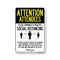 Signmission Public Safety, Attendees Practice Social Distancing, 14in X 10in Rigid Plastic, OS-NS-P-1014-25398 OS-NS-P-1014-25398 - alternate 1
