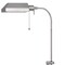 Homeroots 57" Nickel Adjustable Traditional Shaped Floor Lamp With Nickel Square Shade 526223 - alternate 6