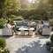 Leisuremod Arvin 4-Pc Aluminum Patio Set, Sintered Stone Table, Rust-Resistant, 4PK AOCS48-83-33BL - alternate 10