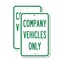 Signmission Company Vehicles Only, 18'' X 24'' 2 Signs, Heavy Gauge Aluminum, 2PK A-1824-2PACK-2615 - alternate 1