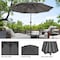Pure Garden 9 ft Round Patio Umbrella Easy Crank, Vented Canopy Outdoor Umbrella for Shade 50-LG1418 - alternate 10
