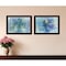 Homeroots Set Of Two Susies Blue Bouquet 3 Black Framed Print Wall Art, 2PK 407275 - alternate 4