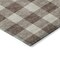 Homeroots 5' X 8' Brown And Beige Plaid Washable Indoor Outdoor Area Rug 595380 - alternate 9