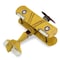 Homeroots 6" Yellow and Black Metal Hand Painted Model Airplane Tabletop Sculpture 489461 - alternate 6