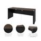 Bestar Connexion 72W Narrow Desk Shell, Antigua & Black 93612-000052 - alternate 5
