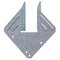 Simpson Strong-Tie Simpson Strong-Tie 4 in. H X 4 in. W 18 Ga. Galvanized Steel Hurricane Tie H1A - alternate 1