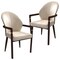 Leisuremod Opaline Series Elegant Wooden Dining Chair in Black Velvet and Taupe, 2PK OC24BLTP2 - alternate 1