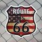 Signmission Route Us 66 Flag, 6 Inch X 6 Inch, Plastic Sign SHI-P-6-483 - alternate 4