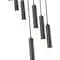 Z-Lite Stari 7-Light Chandelier, 18 in W, Matte Black 1956P-7R-MB - alternate 8