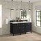 James Martin Vanities Lorelai 60" Double Vanity, Black Onyx, w/ 3 CM Siberian Silestone Top 424-V60D-BKO-3SFR - alternate 9