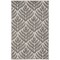 Homeroots 3' X 4' Charcoal Floral Indoor Outdoor Area Rug 527644 - alternate 9